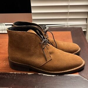 Thursday Boot Company Cognac Suede Chukka Boots